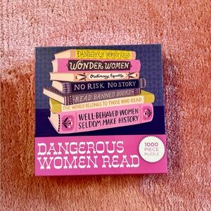 Gibbs Smith Dangerous Women Read 1000 piece Puzzle